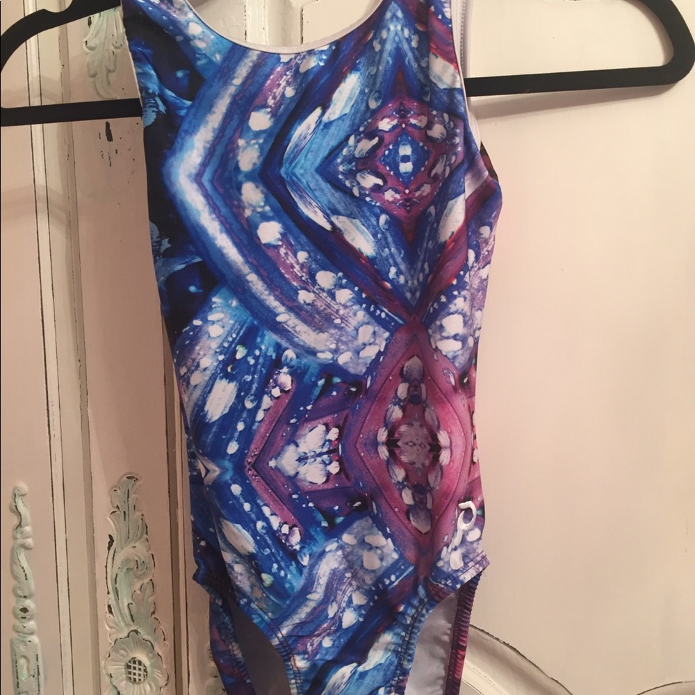 PLum leotard axs gymnast